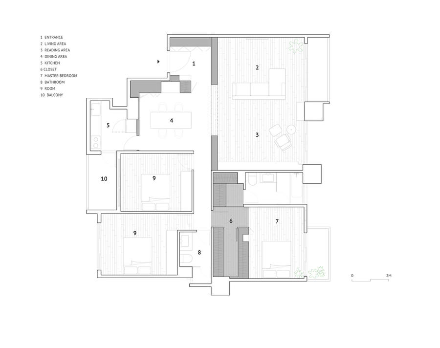  ST design | 兼具理性與感性的閱讀者住所