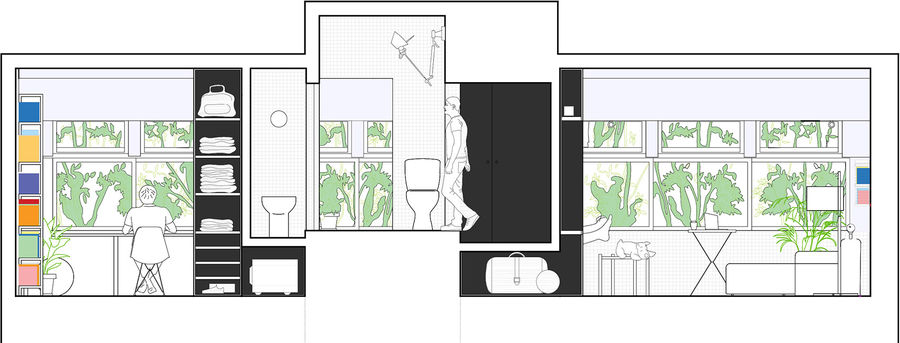 感官定义居住功能空间，马德里 | gon Architects