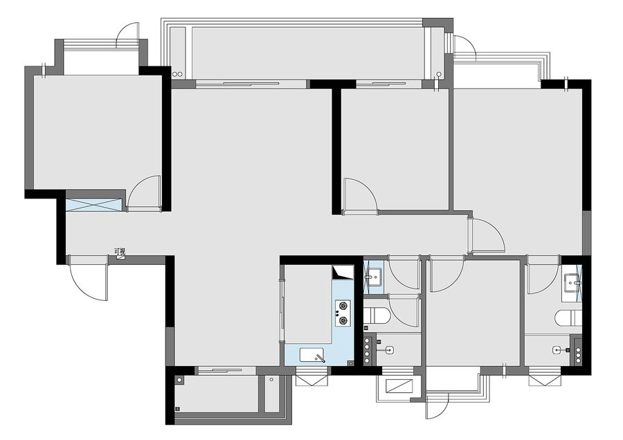 南昌阿鹤设计 |140m² 精装改造，空间大挪移，打造温暖松驰都市庇所