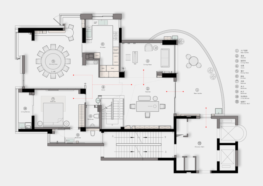 星杰设计 | 400m2 气质大宅：落笔瓯境，人文江畔