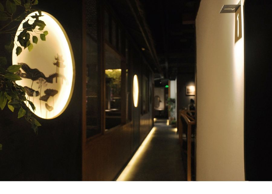 绿茶餐厅设计︱江南风光，尽揽眼下