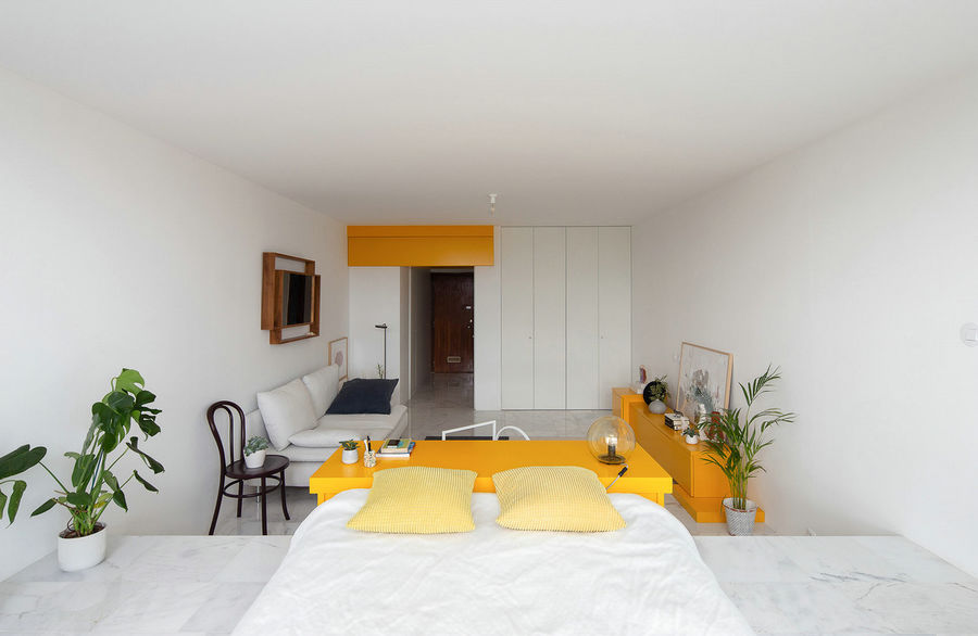 古典建筑元素的抽象表达 | 葡萄牙公寓改造