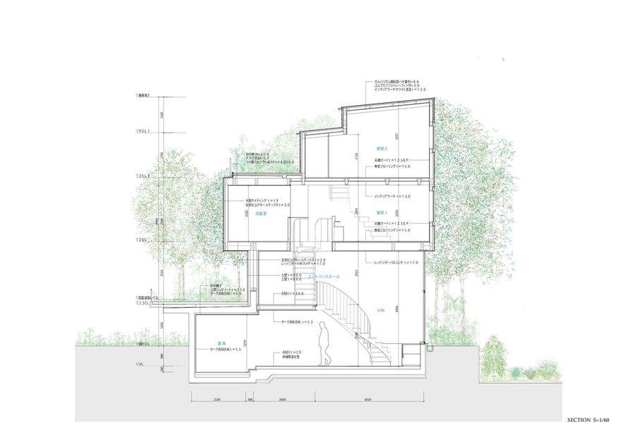 Atelier Tsuyoshi Tane Architects | 等等力溪谷住宅