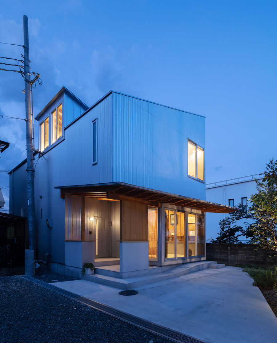 日本茨城县建筑师裕川自己的住宅