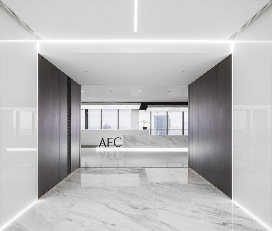 AFC大楼是上海新开发的“闵行区商业枢纽”中最高的大厦