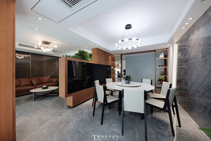 拓美DESIGN | 280㎡現代頂層復式 優雅之上