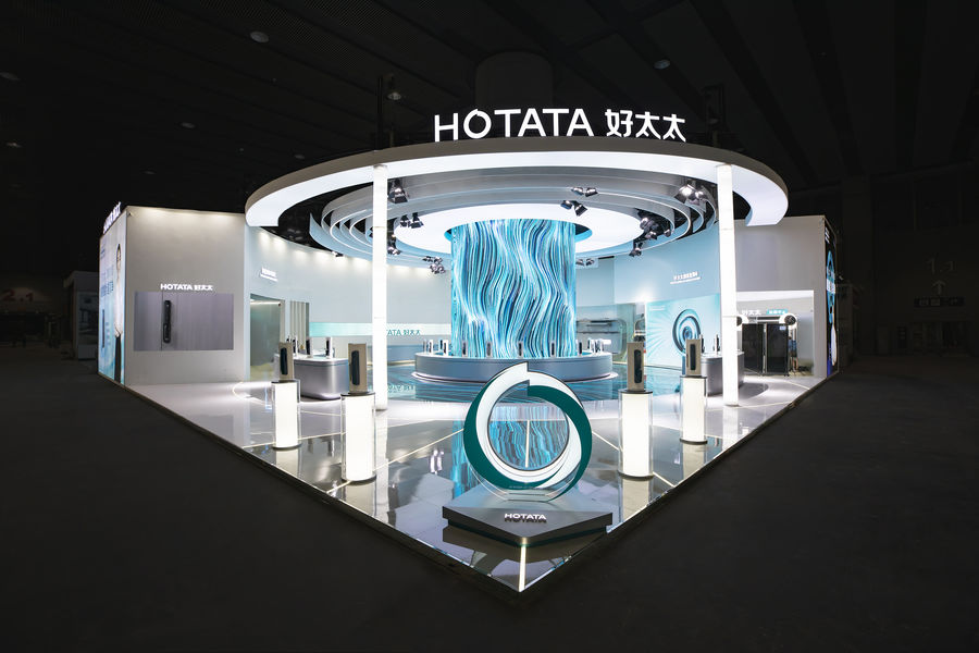 展会设计丨展台设计丨展位设计丨HOTATA 好太太2022建博会展台设计搭建