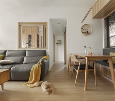 東馬设计 | 旧房大改造，原木日式风与生活空间的对话。