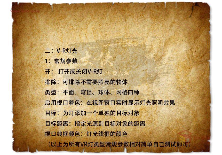  【图文教程】VRay灯光渲染技巧与阴影使用方法 - Vray灯光参数01