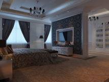 欧式卧室  附带模型、材质、灯光