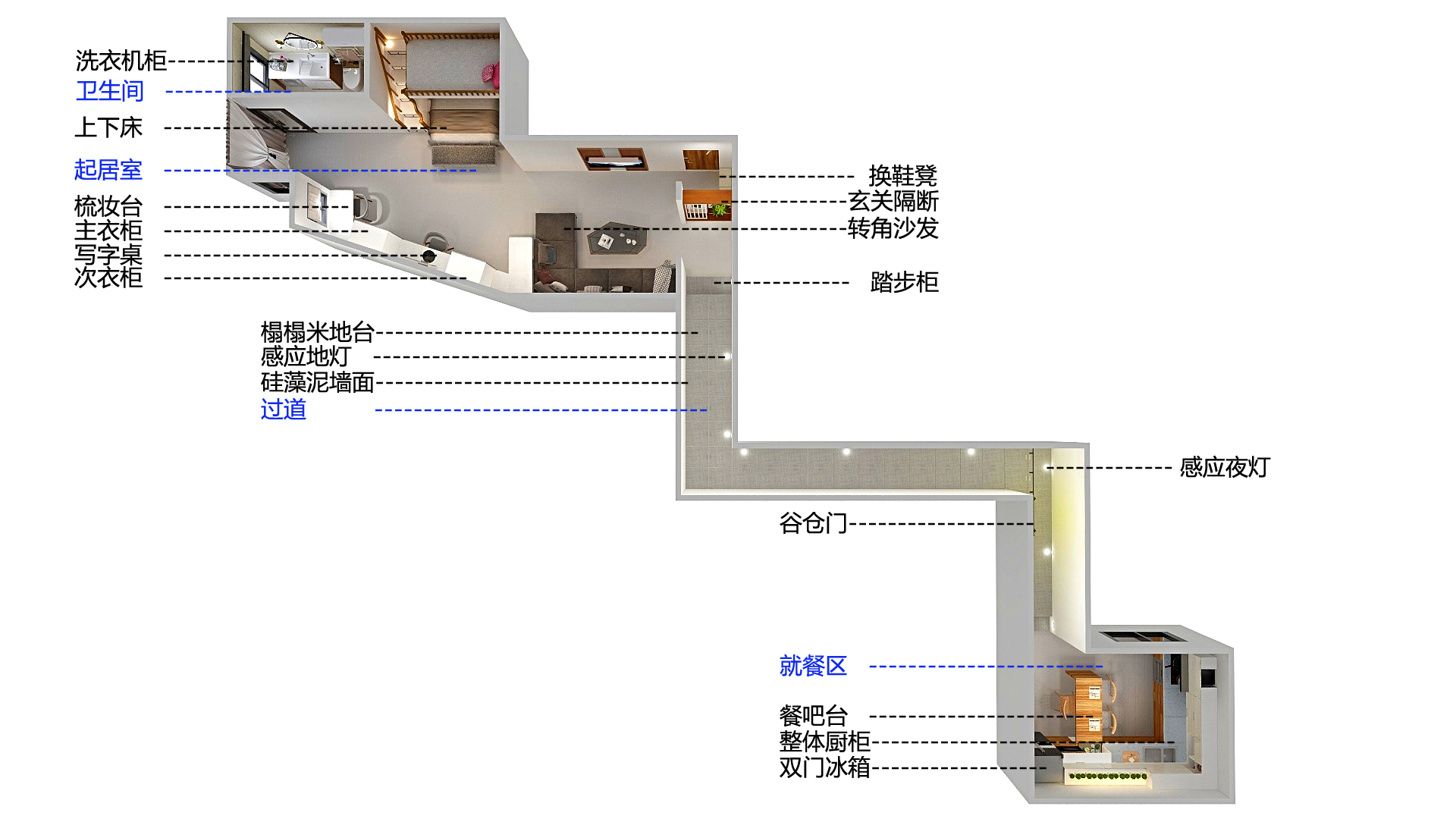 13号作品：#户型优化#拯救！超奇葩户型！【庭院深深】