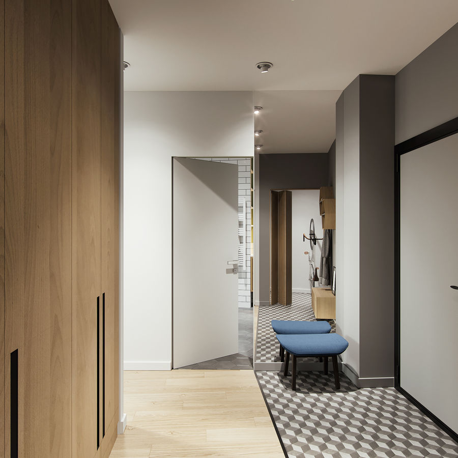 3dmax效果图公寓空间设计