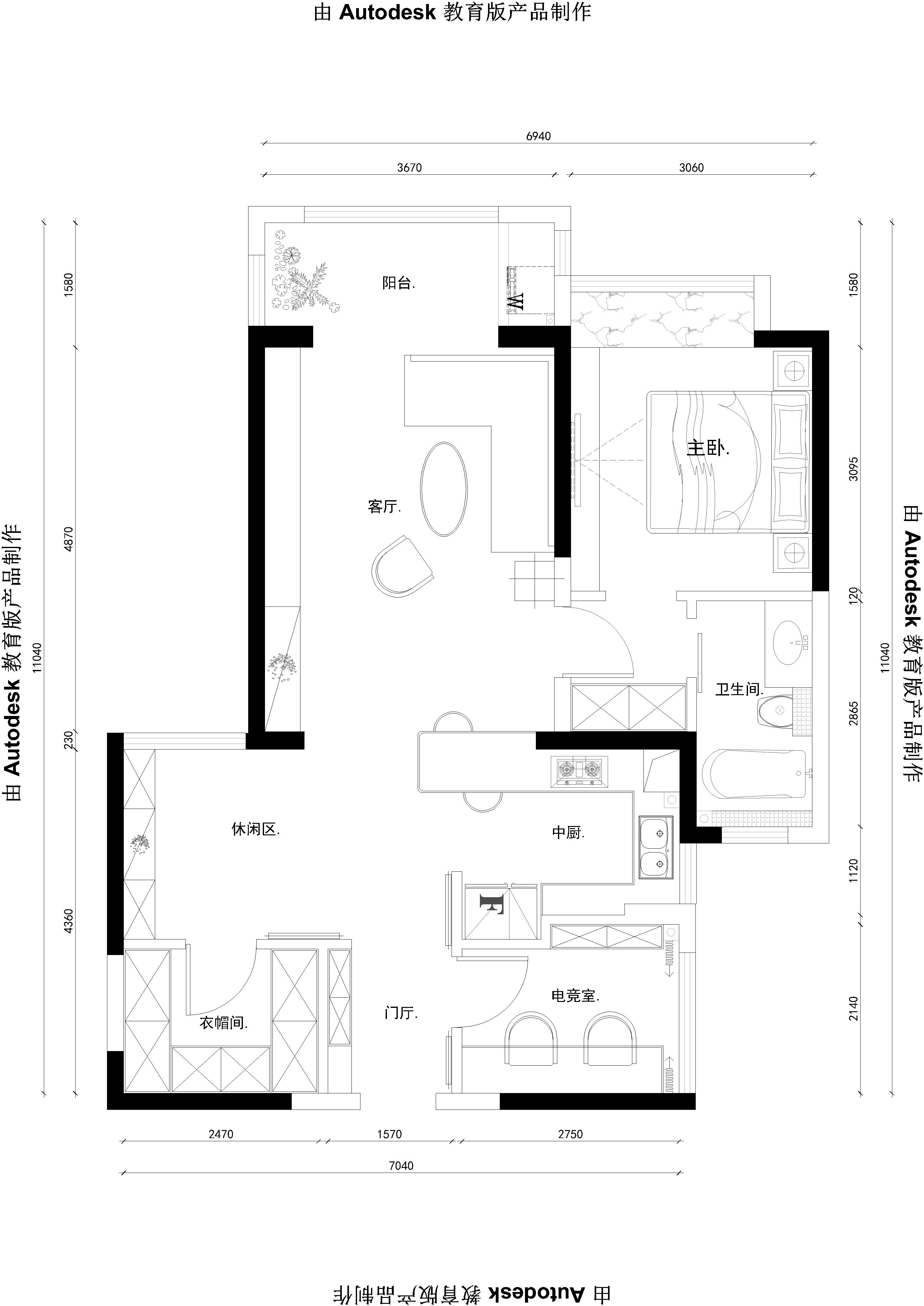 14号作品：#户型优化#宅是别样的生活态度【福星鹏程】