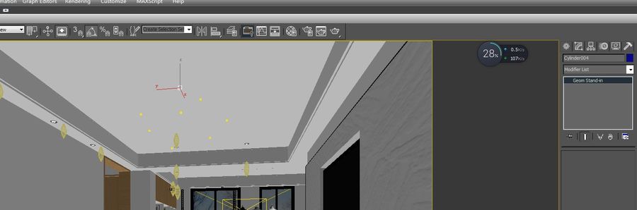 [求助]为什么我在3dmax打开模型，家具都是小方块？？