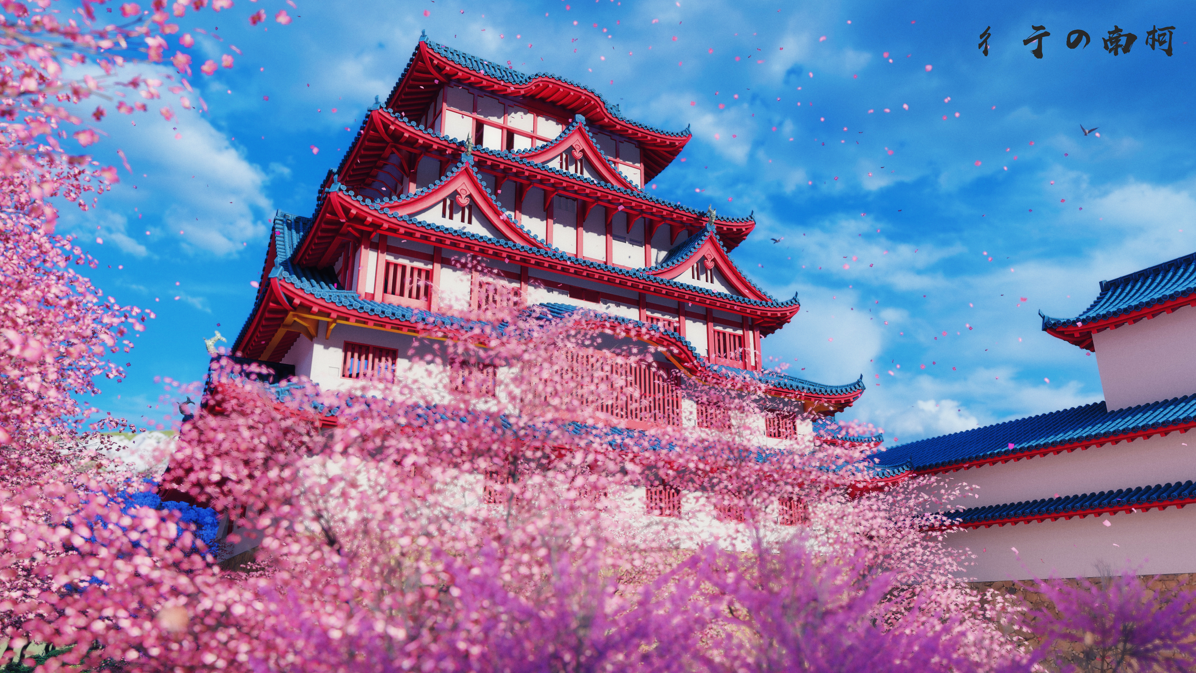 樱花の城