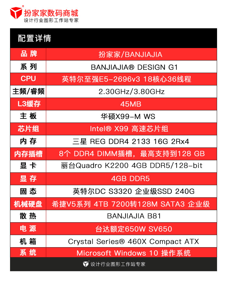 专业决定一切 扮家家36线程图形工作站评测