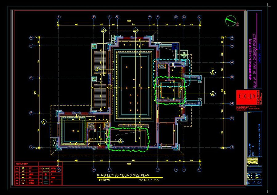 《CCD--中式轻奢・别墅样板房》设计方案+CAD施工图+效果图