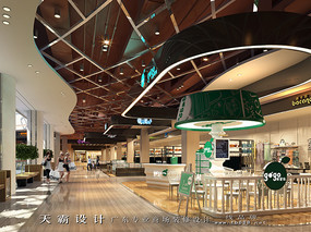 天霸设计购物中心设计效果图室内外独特设计分享