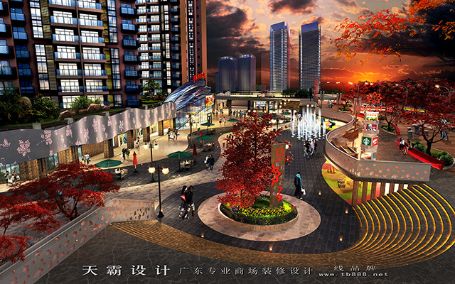 商场装修设计效果图来自湖南广东由天霸设计与您分享