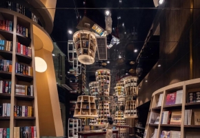 李想设计之重庆钟书阁 | 这是一家有创意的书店，艺术格调的呈现