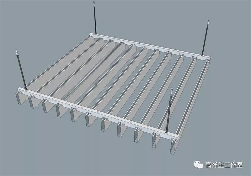 【分享】常规金属类材料顶棚装饰装修构造