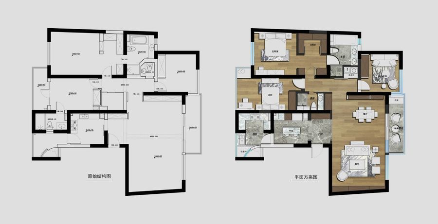 [ 第27期 ] IT夫妇的时尚之家 | 148m²3房2厅轻奢现代