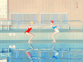 【配色灵感】缤纷马卡龙 | 游泳池里惊艳了的时光