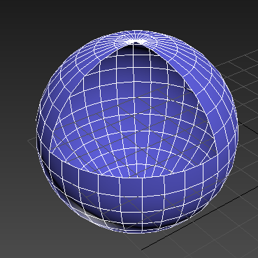 【求助】关于3dmax画切去1/8角的球怎么画