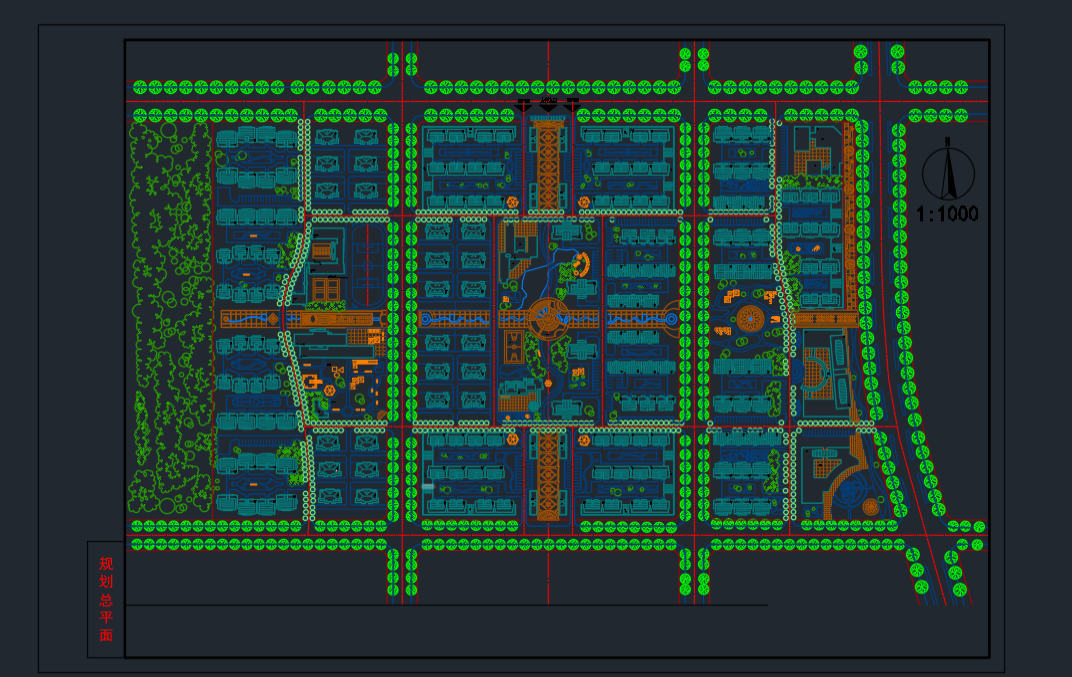 160套居住小区景观建筑规划CAD总平面图 房产小区CAD规划图