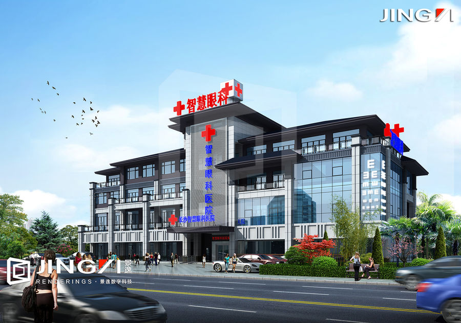 景逸效果圖設計——工裝建筑效果圖