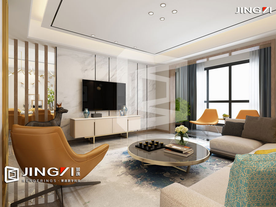 景逸效果圖設(shè)計——現(xiàn)代家裝