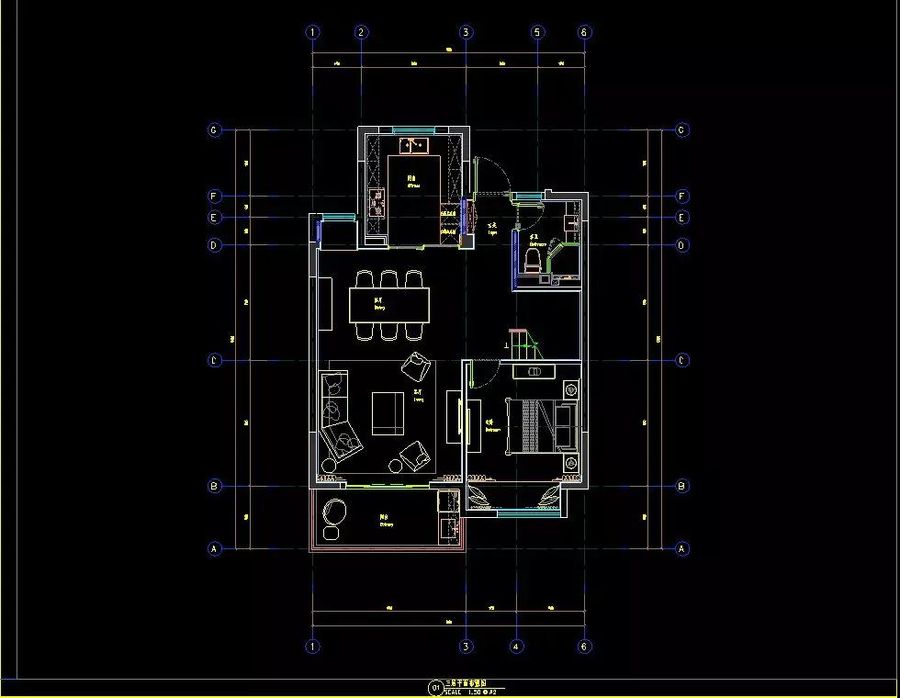 【干货资源】无锡金茂府185m²豪宅样板间丨施工图+概念方案+效果图+软装方案丨196M