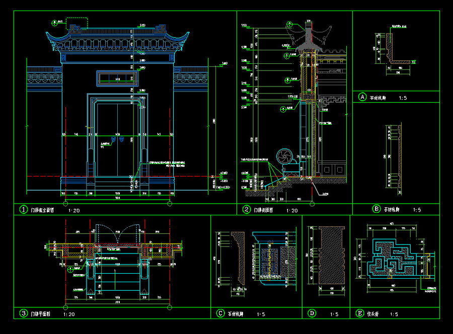 【干货资源】新中式建筑 | CAD全套施工图+效果图+官方摄影