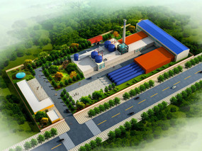 工厂绿化景观设计案例效果图