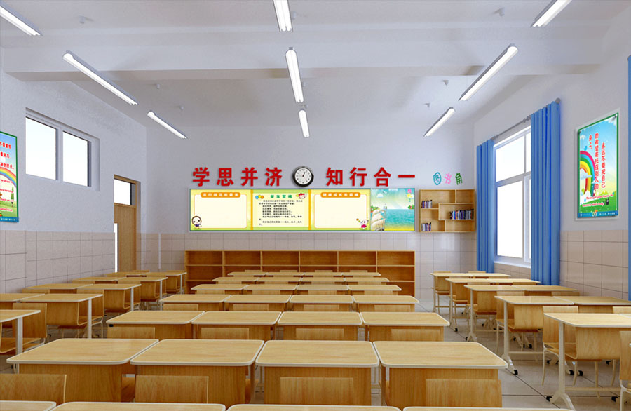 教室設(shè)計(jì)案例效果圖