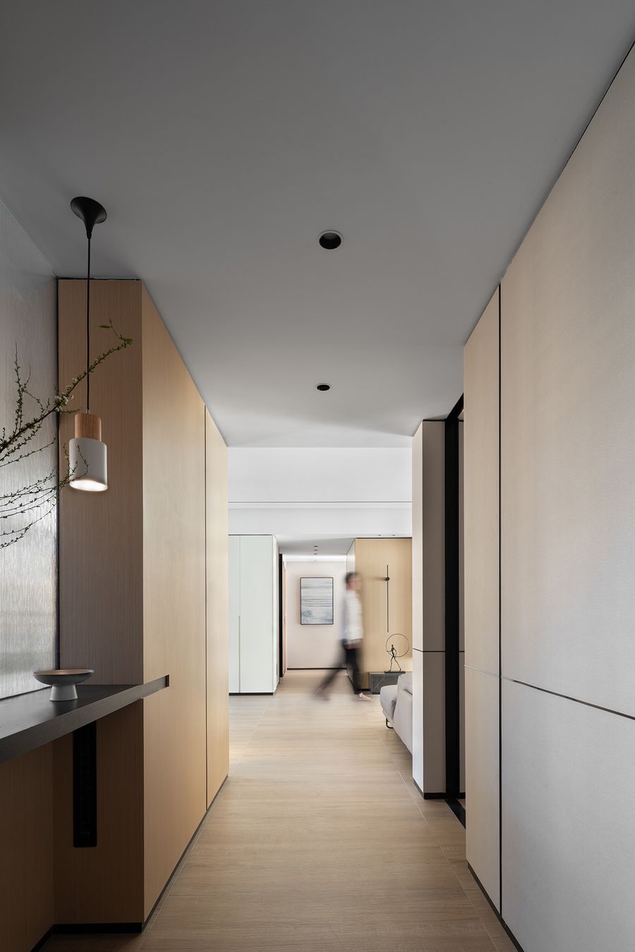 积木空间设计丨160㎡现代住宅，光的印迹，清新简约有温暖！
