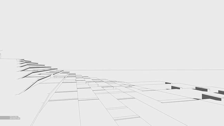 【草图教程】SketchUp港口夜景表现流程分解