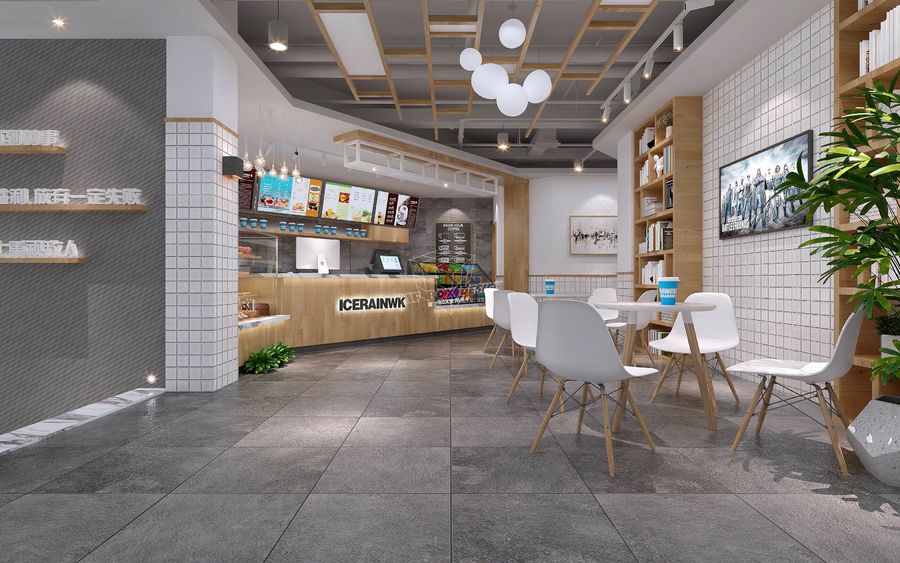 江西冰雨網咖鄱陽店（網咖設計）