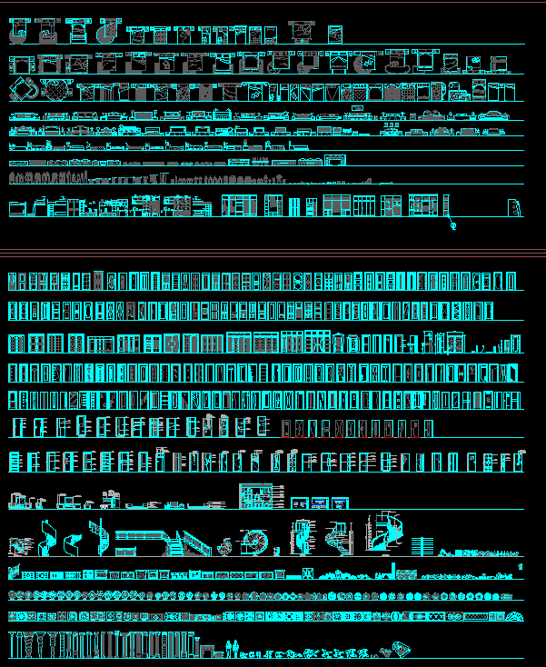 CAD家装工装设计——绘图图块图库大全