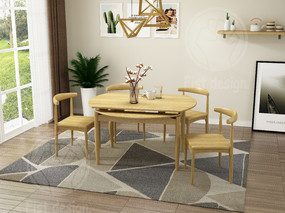 餐桌椅3D效果图