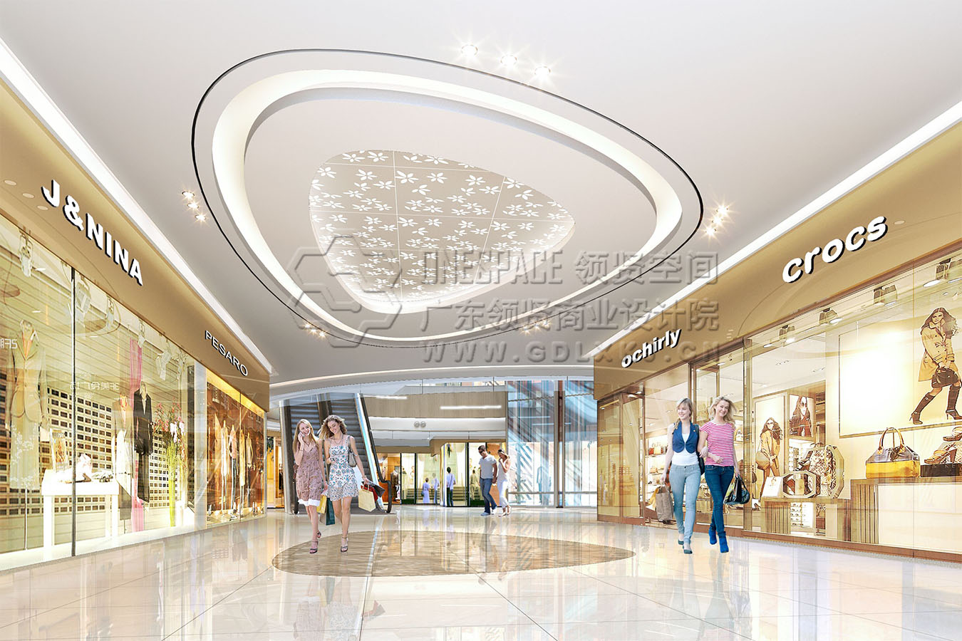 购物中心的中庭设计要具有哪些特点？