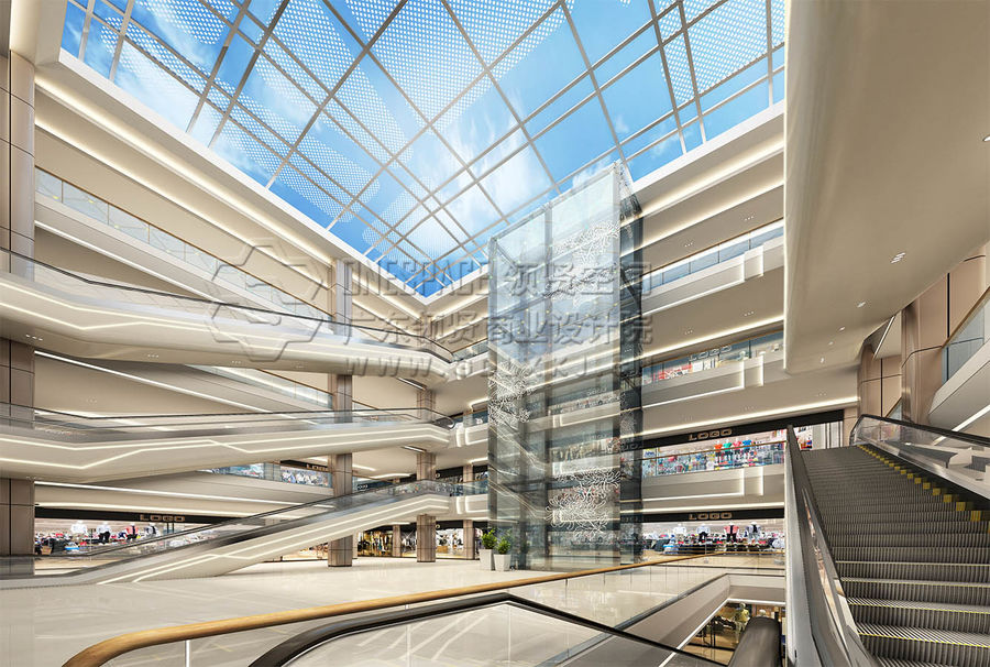 大型购物中心设计效果图案例： 河南均悦时代广场设计方案