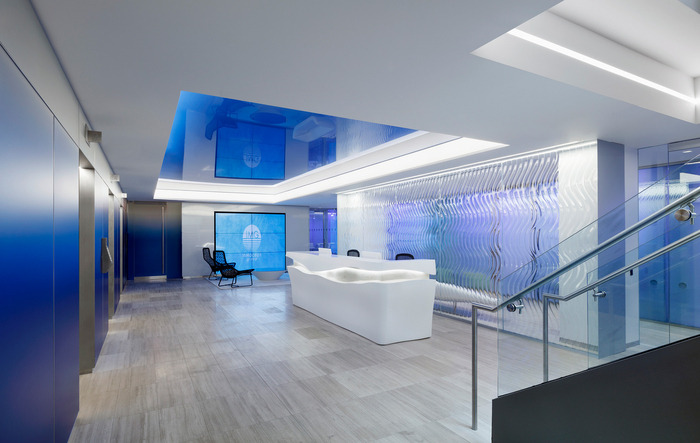 连接海洋蓝天的办公室装修设计体验