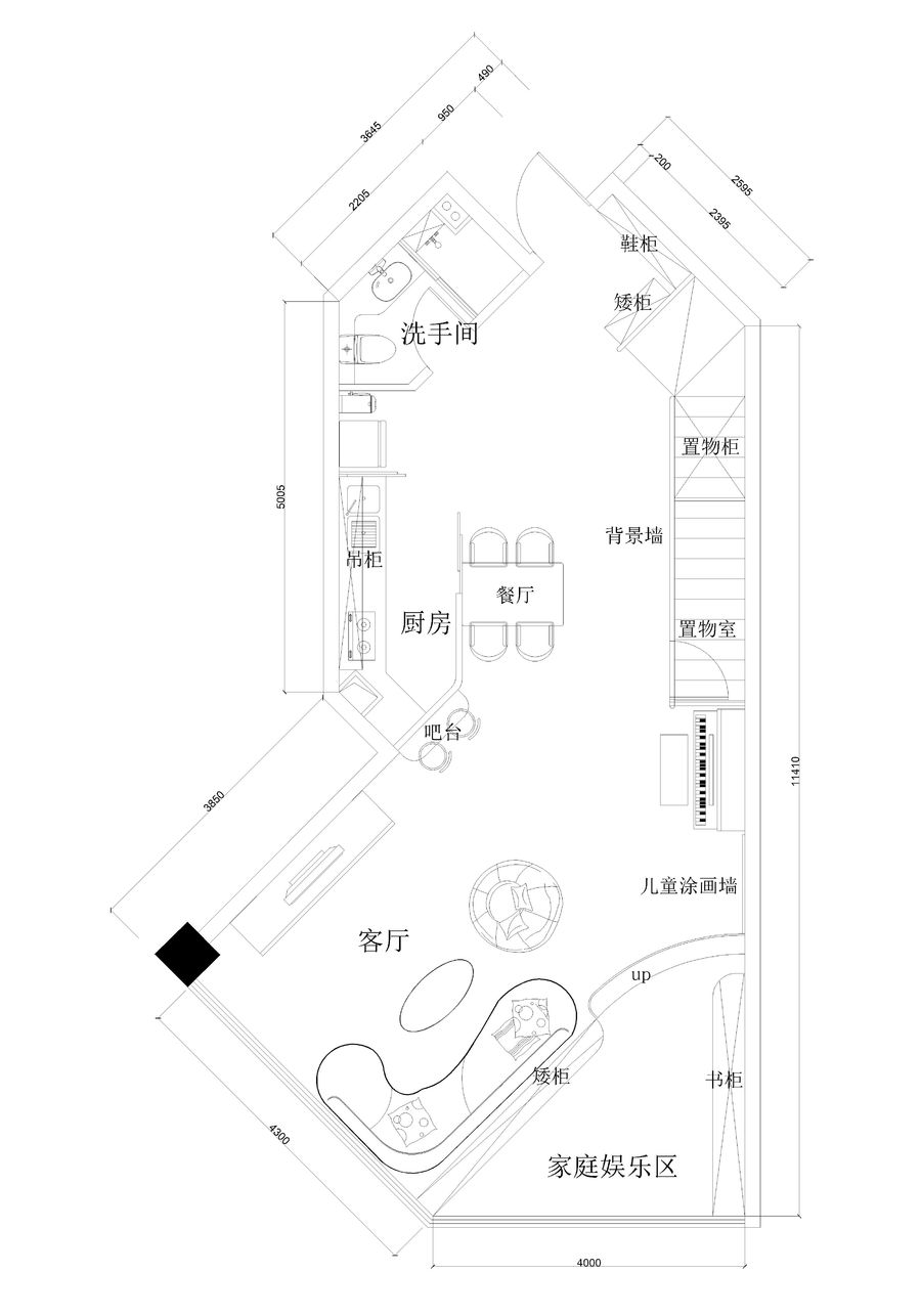 【户型优化第3期】75平米  层高5.6M  挑战不可能！