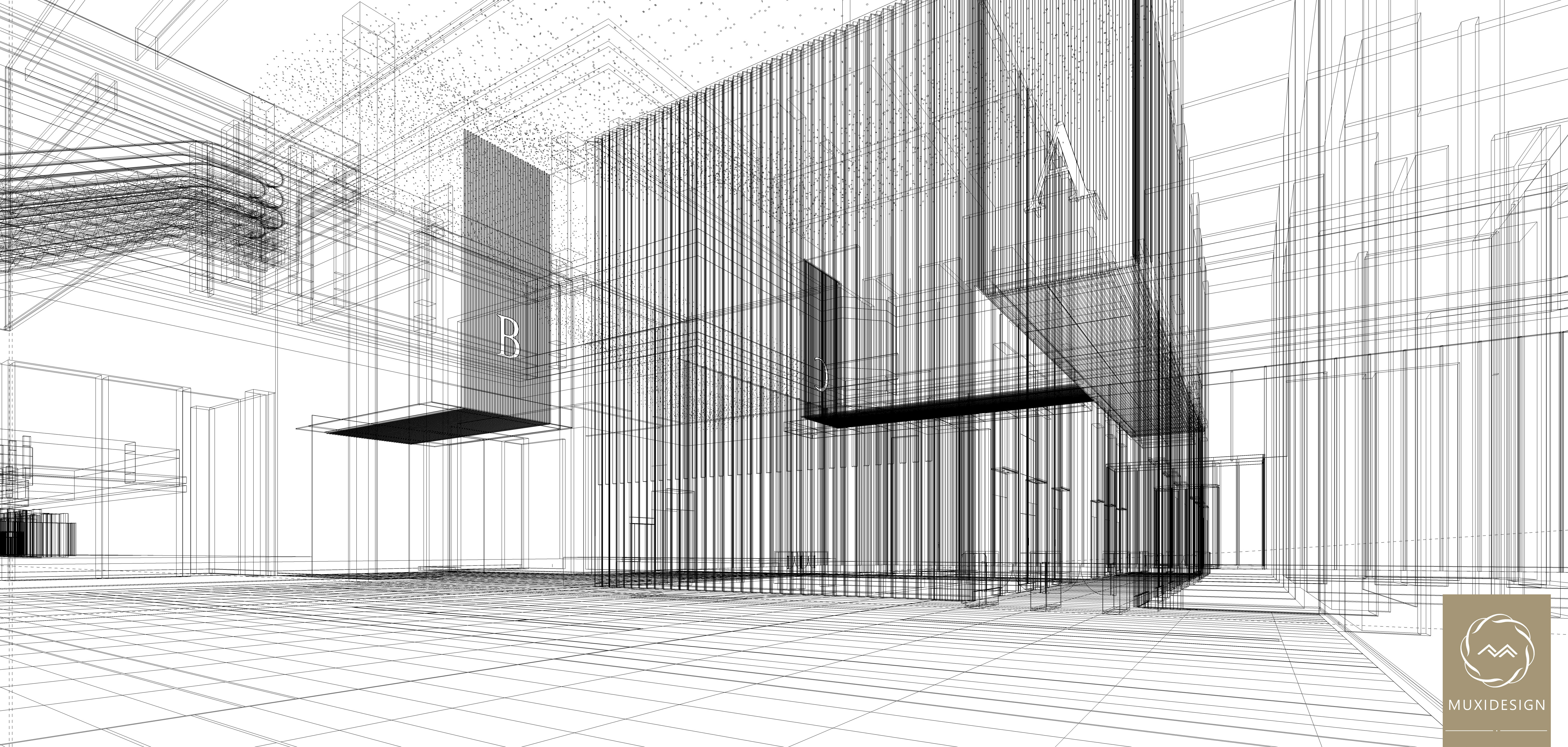 奥克斯未来中心办公大楼公区设计方案