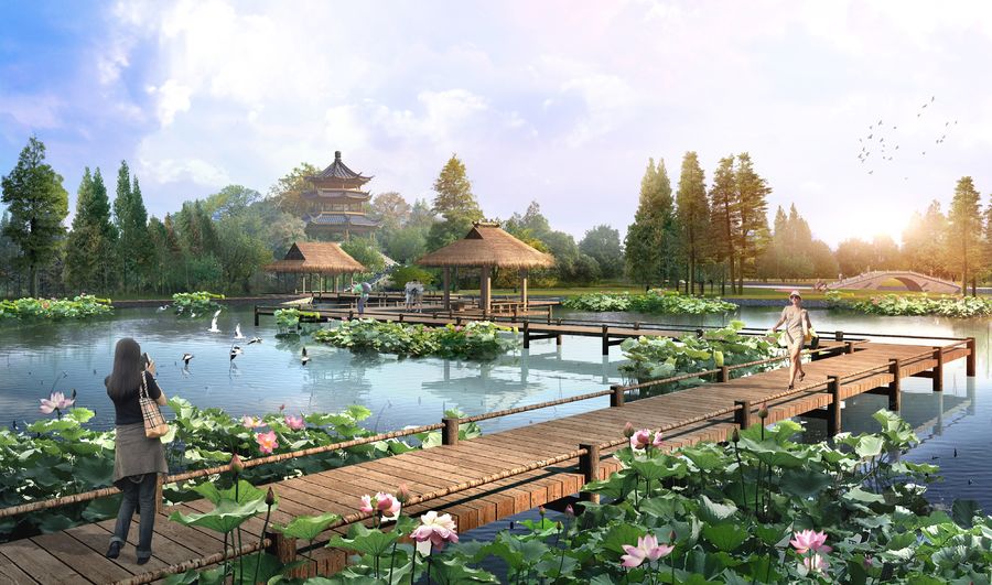 [園林景觀] 公園-小橋-景色依舊
