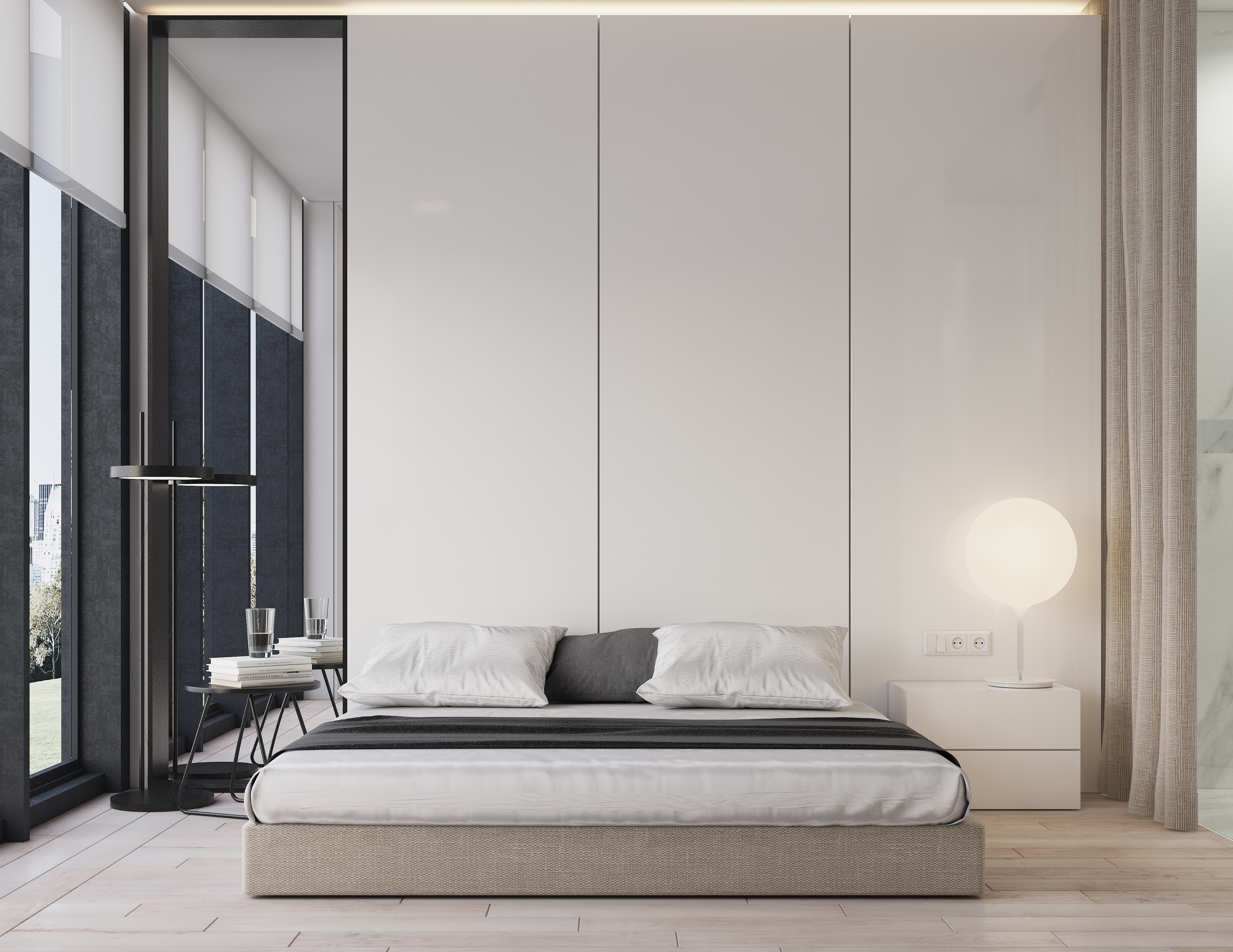 M3 Architectural-单身汉公寓-卧室角度（临摹）