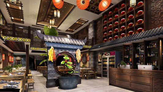 餐厅设计——古色古香的川菜馆