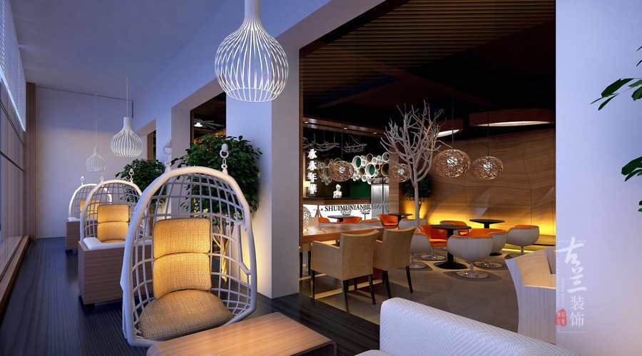 水木年华咖啡厅设计-自贡咖啡厅设计公司