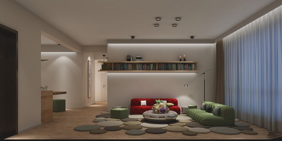<我们的假日>金地项目住宅空间设计，凤栖梧桐原创作品